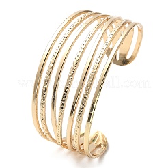 Electrophoresis Iron Cuff Bangles for Women&nbsp;BJEW-M057-05G