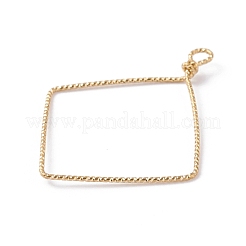 Copper Open Back Bezel Pendants&nbsp;PALLOY-JF01151-05