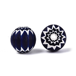 Handmade Millefiori Glass Round Beads&nbsp;LA-N002-12A
