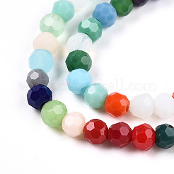 Opaque Glass Beads Stands&nbsp;EGLA-A035-P4mm-HD01