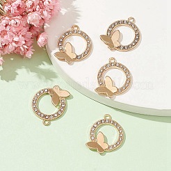 Alloy Crystal Rhinestone Pendants&nbsp;FIND-YW0001-98
