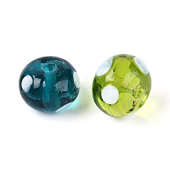 Handmade Lampwork Beads Strands&nbsp;LAMP-N036-11A-01