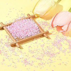 輝くネイルアートグリッター 90g  マニキュアスパンコール  キラキラネイルスパンコール  スター  ピンク  2.5x2.5x0.3mm&nbsp;MRMJ-FS0001-04D