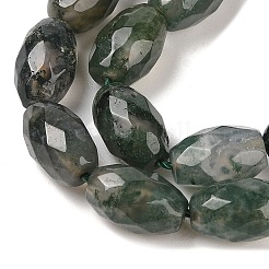 Natural Moss Agate Beads Strands&nbsp;G-Q194-B03-01