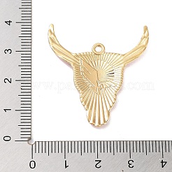 West Cowboy Theme Golden Plated Alloy Enamel Pendants&nbsp;FIND-B036-02E
