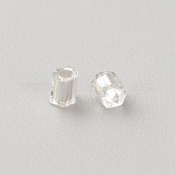 ガラスラウンドラッパビーズ  銀並ぶ  銀  2x2mm  穴：0.8mm  700個/セット&nbsp;GLAA-WH0032-28A