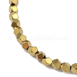 Electroplated Synthetic Non-magnetic Hematite Beads Strands&nbsp;G-A234-G03-01G