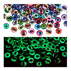 2 Bags Fluorescent Glass Cabochons&nbsp;GGLA-PH0001-74