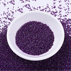 MIYUKIデリカビーズ  シリンダー  日本製シードビーズ  11/0  （db0281)フクシア裏打ちクリスタル光沢  1.3x1.6mm  穴：0.8mm  約10000個/袋  50 G /袋&nbsp;SEED-X0054-DB0281