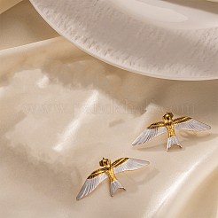 304 Stainless Steel Stud Earrings&nbsp;EJEW-A142-02B-G