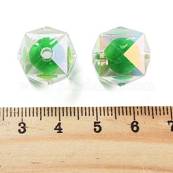 UV Plating Opaque Acrylic Beads&nbsp;OACR-S142-05B