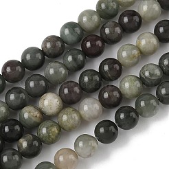 Natural Green Rutilated Quartz Beads Strands&nbsp;X-G-Q462-61-6mm