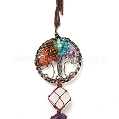 Chakra Hanging Ornament&nbsp;AJEW-I059-03RG