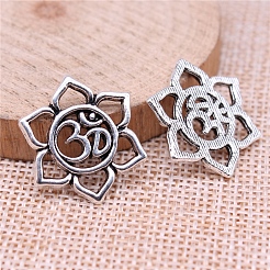 Chakra Theme Tibetan Style Alloy Pendants&nbsp;CHAK-PW0001-034AS