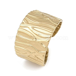 304 Stainless Steel Cuff Rings&nbsp;RJEW-D332-012K-G