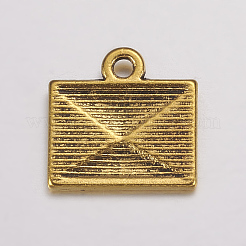 Tibetan Style Alloy Mail Charms&nbsp;LS-PALLOY-EA10712Y-AG