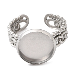 Curb Chains Shapes 304 Stainless Steel Ring Components&nbsp;STAS-P454-04C-P