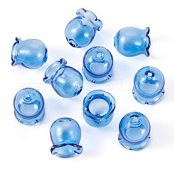 10Pcs Glass Bead Caps for Wind Chimes Making&nbsp;GLAA-BY0001-05H