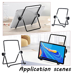 鉄製携帯電話ホルダー6個（2色）  長方形  ブラック  143~196x120~167x22~27mm  3個/スタイル&nbsp;AJEW-WA0001-58