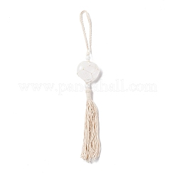 Natural Quartz Crystal Pendant Decorations&nbsp;HJEW-E579-01B