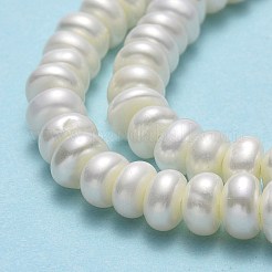 天然養殖淡水パールビーズ連売り  ラウンド  リネン  4.5~5x4.5~5x2.5mm  穴：0.5mm  約141~143個/連  15.75~15.97''（40~40.5センチメートル）&nbsp;PEAR-A005-04B-01