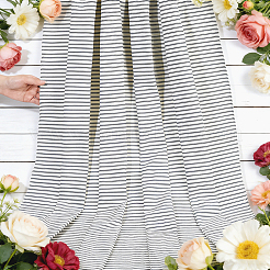1Yard Cotton Stripe Fabric&nbsp;DIY-GA0010-27D