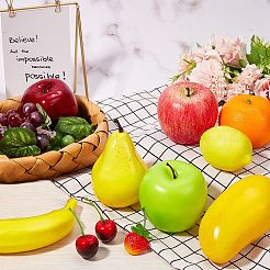 18Pcs 12 Styles Foam Imitation Fruit&nbsp;DJEW-CN0001-33