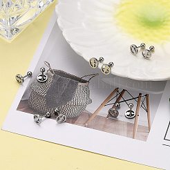 Tarnish Resistant 201 Stainless Steel Barbell Cartilage Earrings&nbsp;LS-EJEW-R147-33