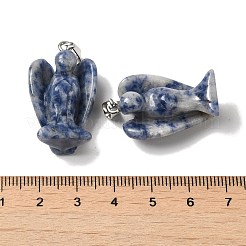 Natural Blue Spot Jasper Pendants&nbsp;G-C095-03P-01