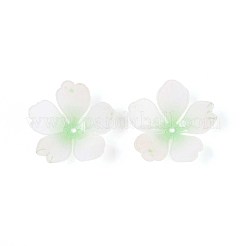 Flower Acrylic Bead Caps&nbsp;SACR-T017-51D