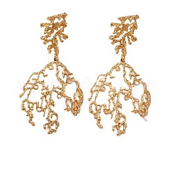 Alloy Branch Stud Dangle Earrings for Women&nbsp;WGBFFDA-01