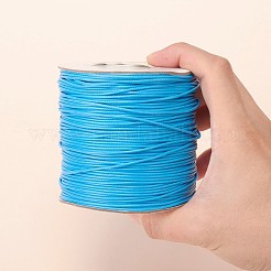 ポリエステルワックスコード  ビードコード  ディープスカイブルー  1.5mm  約169.51~174.98ヤード（155~160m）/ロール&nbsp;YC-1.5mm-133