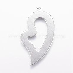 Tarnish Resistant 304 Stainless Steel Pendant Rhinestone Settings&nbsp;STAS-P124-12P