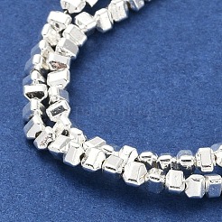 Electroplated Synthetic Non-Magnetic Hematite Beads Strands&nbsp;G-U003-14B