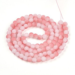 Crackle Glass Beads Strands&nbsp;GLAA-N009-8mm-03