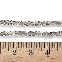 Electroplate Transparent Glass Beads Strands&nbsp;X-EGLA-P061-04C-PL01