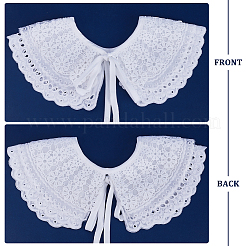 1Pc Detachable Polyester Lace Collars&nbsp;AJEW-GF0007-65