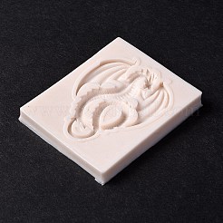 イースターテーマのドラゴンフォンダンモールド  レジン型  DIYキャンディー  チョコレート  UVレジン  エポキシ樹脂クラファット作り  ランダムな色  78x64.5x10mm  内径：64x50.5mm&nbsp;DIY-F130-02