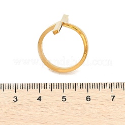 304 Stainless Steel Cuff Rings for Women&nbsp;RJEW-U039-01G