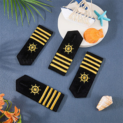 2 Pairs Polyester Captain Epaulette&nbsp;AJEW-CN0007-69
