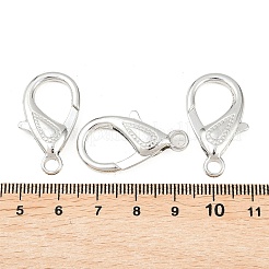 チベット風合金製カニカン  プラチナ  30x15x4mm  穴：3mm&nbsp;X-PALLOY-O027-P01