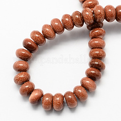 Synthetic Goldstone Beads Strands&nbsp;X-G-S105-8mm-10