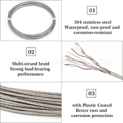 4Roll 304 Stainless Steel Wire&nbsp;TWIR-BC0001-39