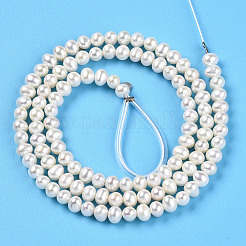 Natural Cultured Freshwater Pearl Beads Strands&nbsp;PEAR-N016-03C