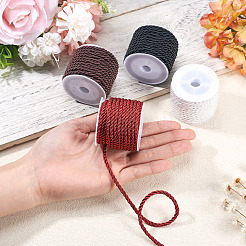 4 Rolls 4 Colors Polyester Cord&nbsp;OCOR-TA0002-63B