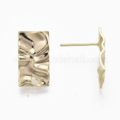 Brass Stud Earring Findings&nbsp;KK-R132-057-NF