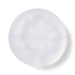 食品グレードの透明シリコーン  エポキシ樹脂工芸品  マシュマロ柄  70x13mm&nbsp;DIY-I086-06