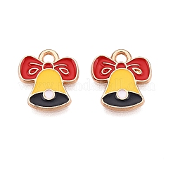 Christmas Theme Alloy Enamel Pendants&nbsp;ENAM-T020-10V