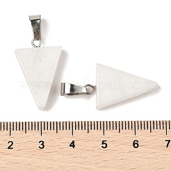 Natural White Jade Pendants&nbsp;G-B127-04P-05