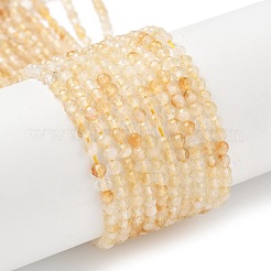 Heated Natural Citrine Beads Strands&nbsp;G-L622-C05-3mm-B